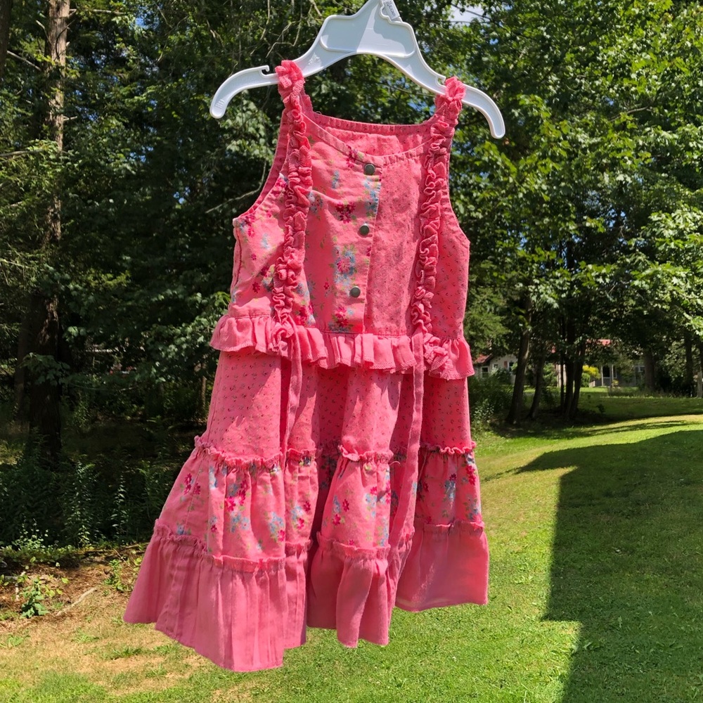 12-18 month pink ruffle dress!  Adorable❤️